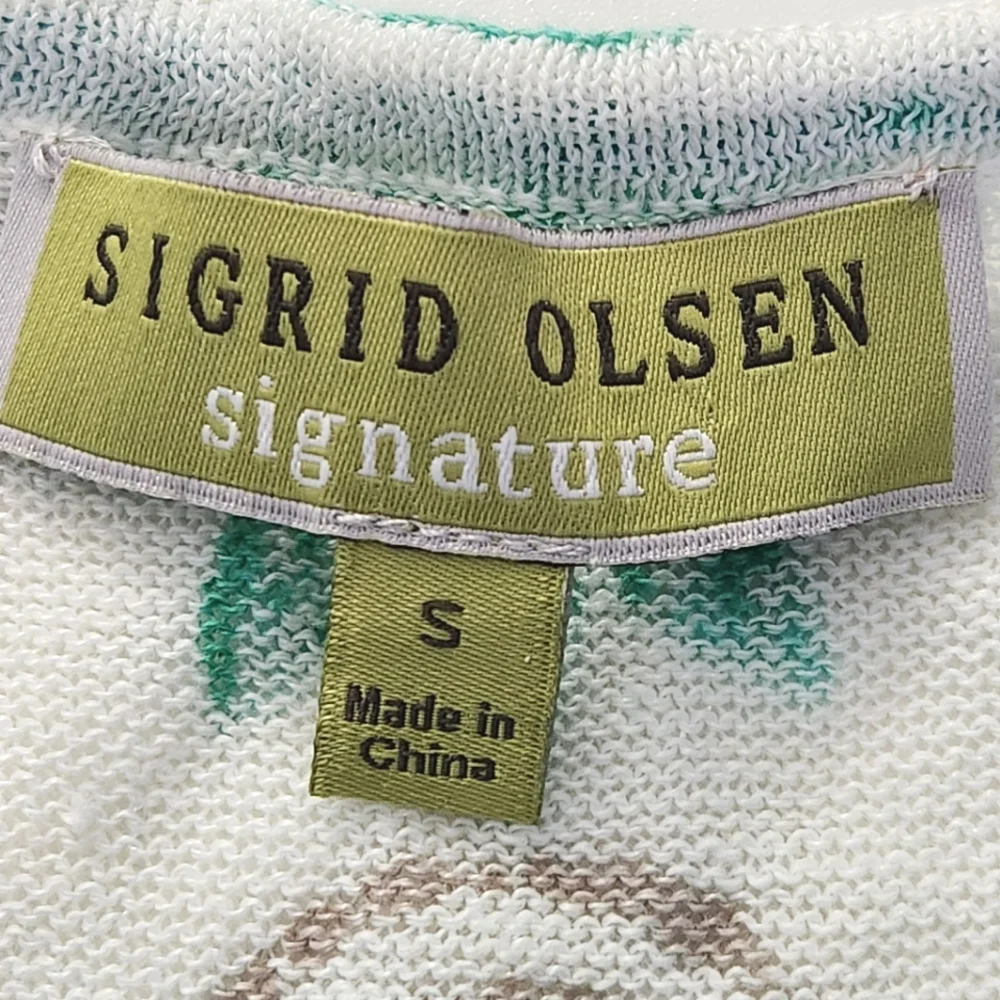 Sigrid Olsen Tunic Long Sleeve  Top Small - Picture 12 of 14